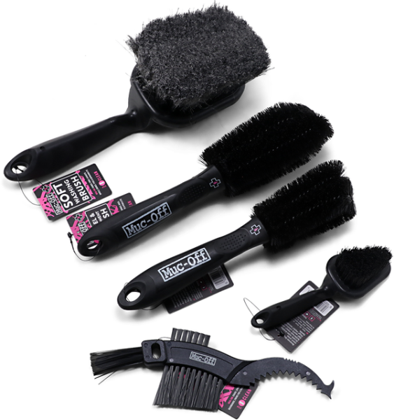 5-piece Brush Set Black, Gray 