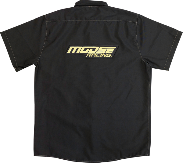 MOOSE RACING Moose Racing Shop Shirt Black -1