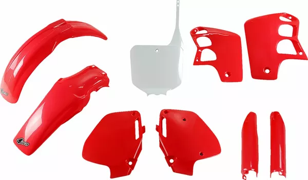 Full Body Replacement Plastic Kit Red, White-1