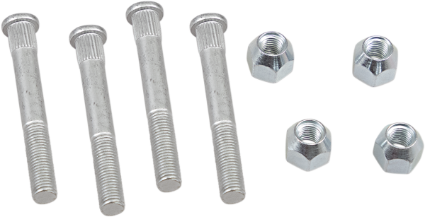 MOOSE RACING Wheel Stud-nut Kit Silver 