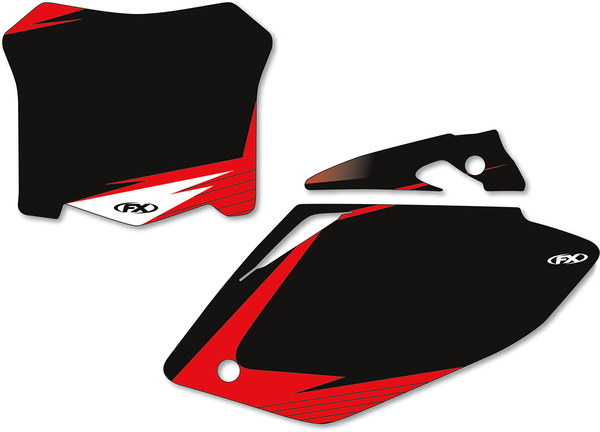 Pre-cut Graphic Number Plate Kit Black-3