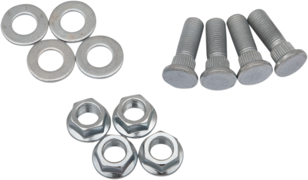 MOOSE RACING Wheel Stud-nut Kit Silver 