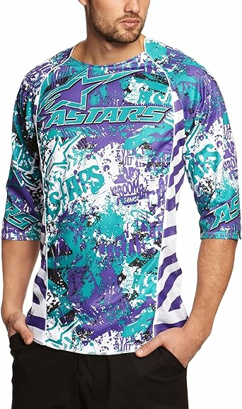 Tricou Alpinestars Gravity 3/4 Sleeve Purple/Green/White-8a04cc44ef9bb995e4b0cfb8ac48781a.webp