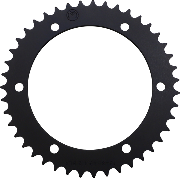 MOOSE RACING Rear Aluminum Sprocket Black 