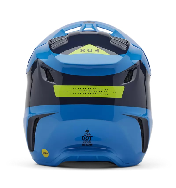 Casca Copii FOX V3 Impression Blue/Yellow-2