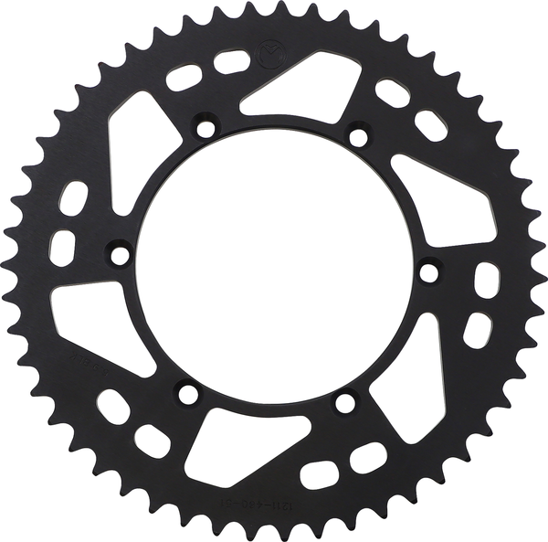 MOOSE RACING Rear Aluminum Sprocket Black -0