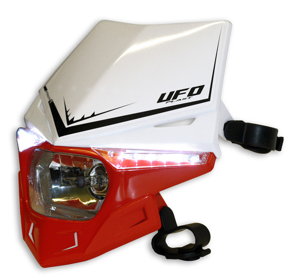 Dual Color Stealth Headlight Red, White-0