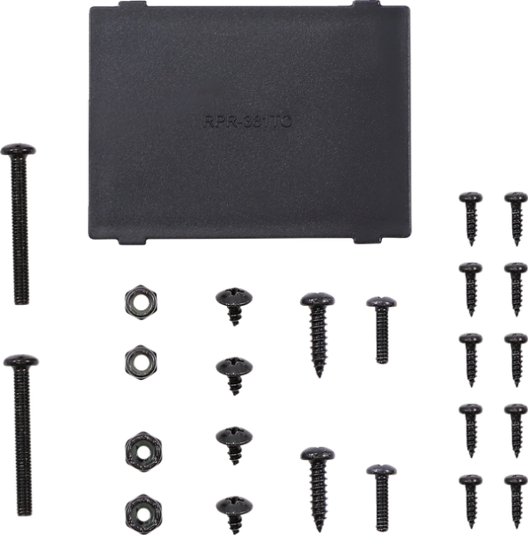 Tab-lock Spring Loaded Holder Black-0