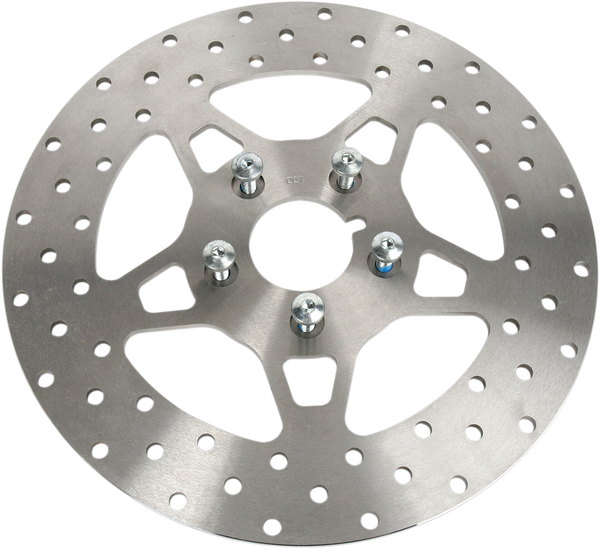 Fsd Series Stainless Steel Front Brake Rotor For Big Twins Polished