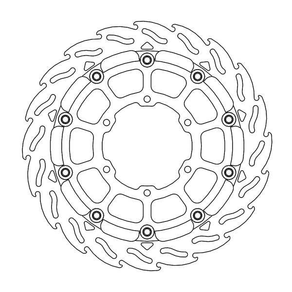 Flame Series Rotor Black