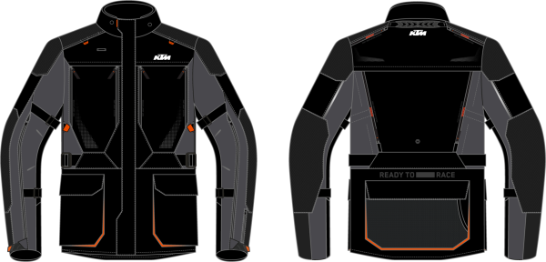 TERRA ADVENTURE V3 JACKET BLK/GREY