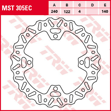 Disc frana spate TRW SUZUKI RMZ 250 '07-'09/RMZ 450 '05-