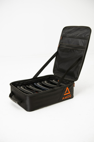 AMOQ Hardshell Goggle Bag Black/Orange-1