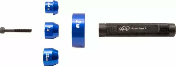 MOTION PRO Wheel Bearing Driver Set For Harley Davidson Blue, Anodized -1