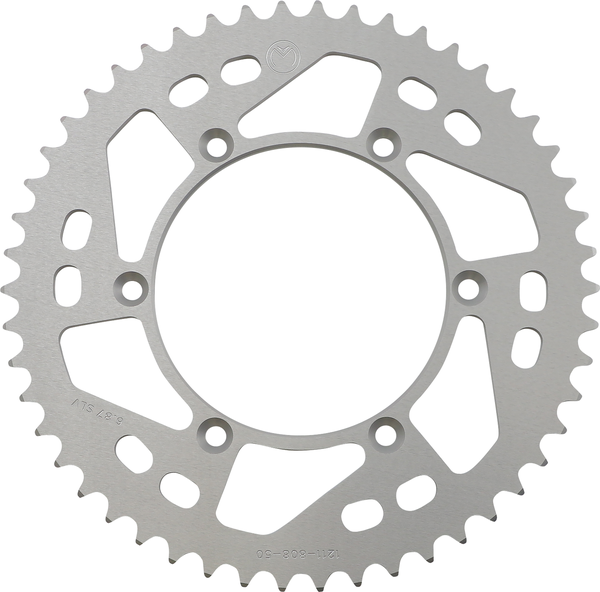 MOOSE RACING Rear Aluminum Sprocket Silver -0