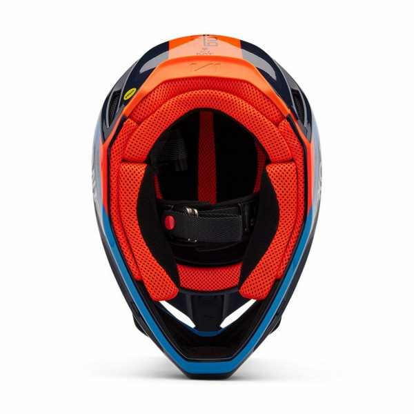 Casca Copii FOX V1 Race Spec Black/Blue/Orange-0