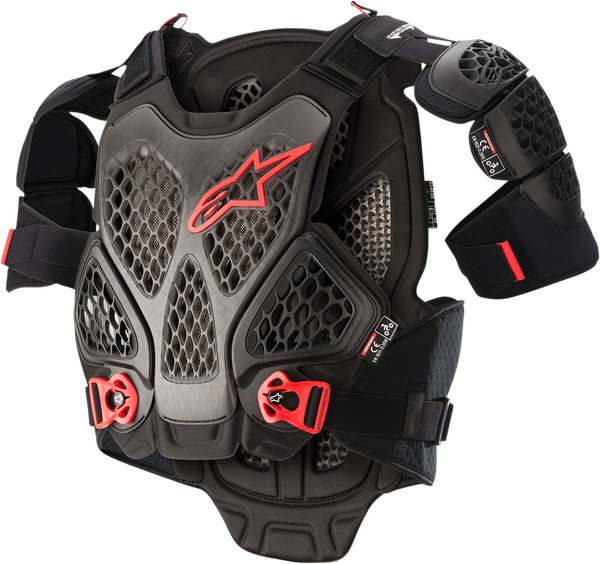 Armura Alpinestars A-6 Chest Protector Gray/Red-8ee9f14bc48074d62d9310799dd2fa61.webp