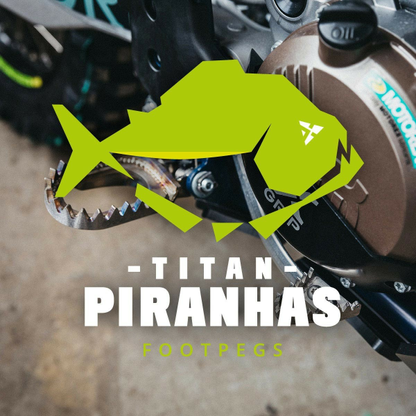 Scarite Titaniu X-Grip Piranhas Honda CR/CRF '02--0