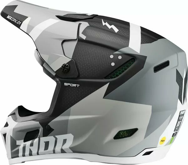 THOR Reflex Sport Carbon Brave Mips Helmet Gray -3