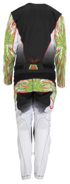 Pantaloni Copii Moose Racing Agroid Green/Red/Black-1