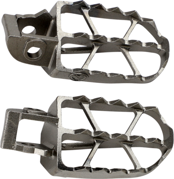 MOOSE RACING Nd Series Footpegs Silver 