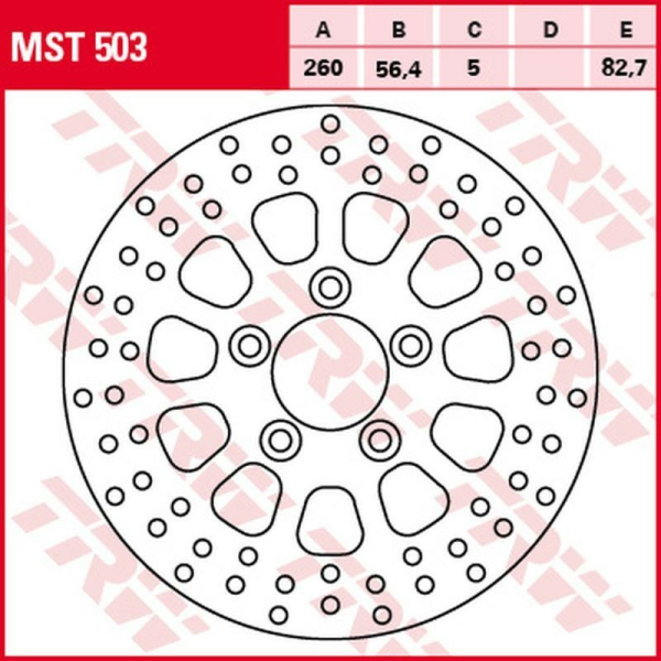 Disc frana spate TRW HARLEY-DAVIDSON XL 883 SPORTSTER / ROADSTER '10 -'13/ XL 1200 SPORTSTER / FORTY EIGHT '07 -'16/XR 1200 '08 -'12