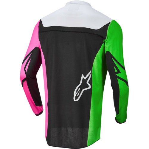 Tricou Alpinestars Racer Tech Compass Black/Gray/Pink-0