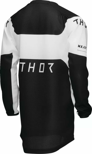 Tricou Enduro Copii Launchmode Storm Black/White-2