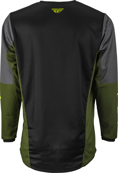 Tricou MX Fly Kinetic Jet Negru/Olive/Fluo Galben-0