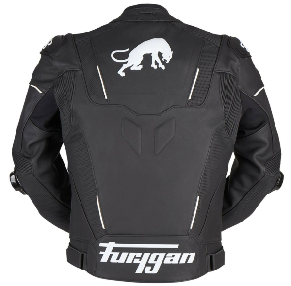 Geaca Piele Furygan Raptor Evo Black/White-0