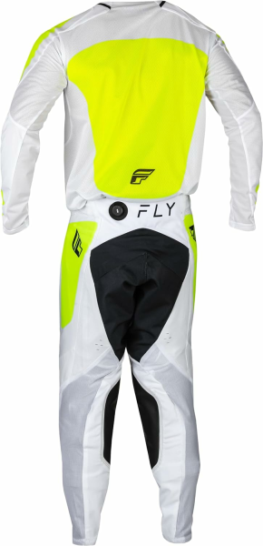 Combo Echipament Mx/Enduro Fly Evolution Alb/Fluo Galben-3