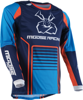 Tricou Moose Racing Agroid Blue/Orange