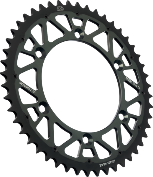 JT SPROCKETS Twinstar Rear Sprocket Graphite -0