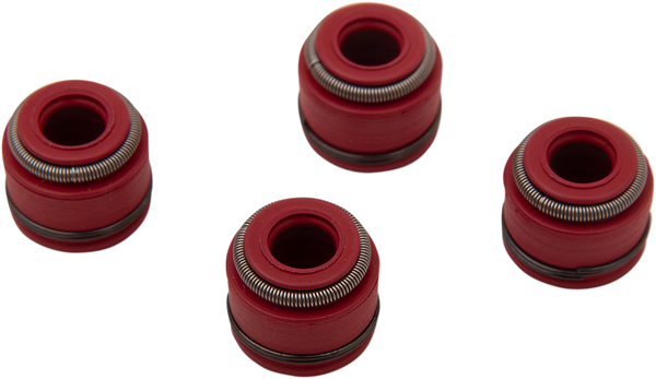 MOOSE RACING Valve Stem Seals Red 