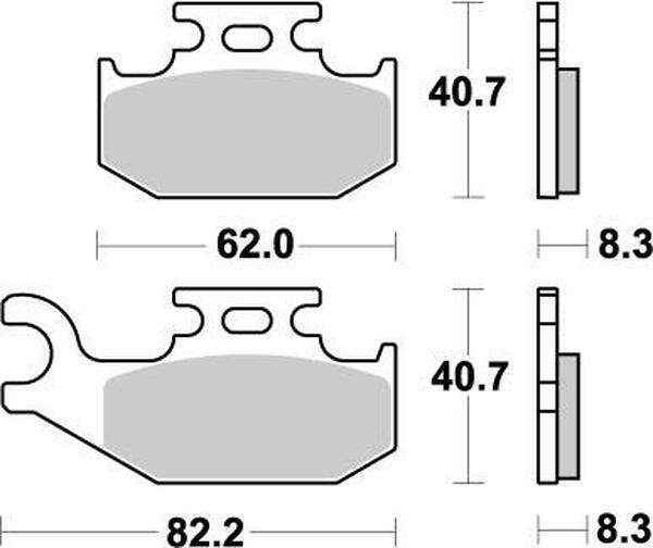 Nitro Atv Brake Pads