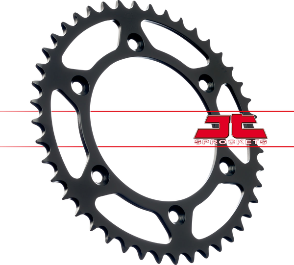 JT SPROCKETS Steel Rear Sprocket Black -1