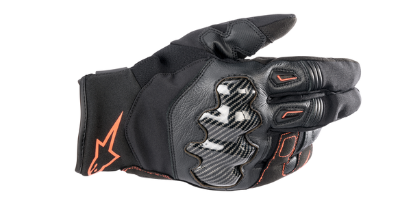 Manusi Alpinestars Smx-1 Drystar Black/Fluo Red