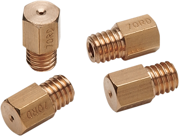 A-bax Precision Mikuni-style Hex Head (hj Prefix) Main Jet Brass