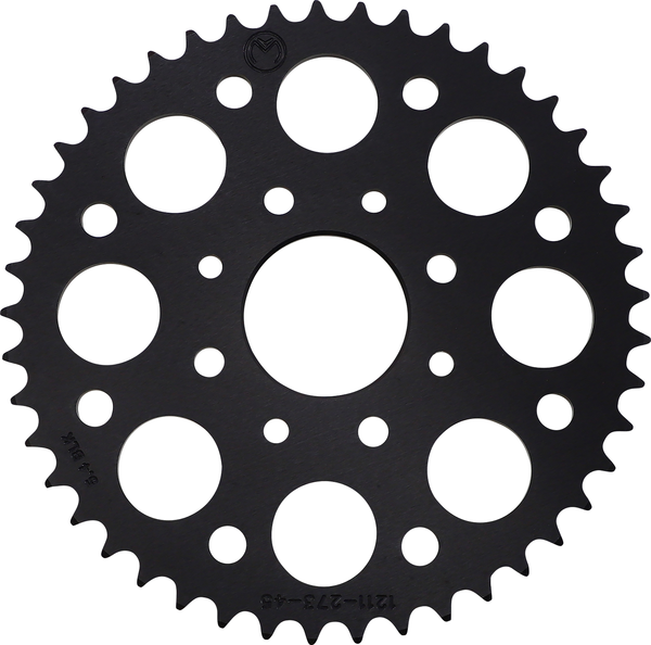 MOOSE RACING Rear Aluminum Sprocket Black -0