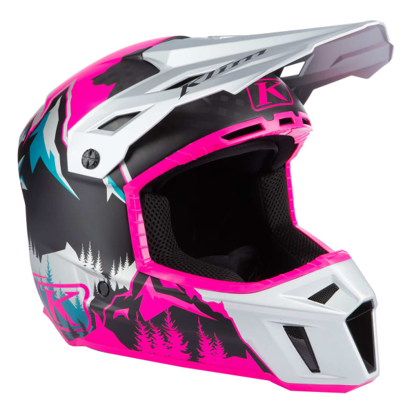 Casca Snowmobil Klim F3 Carbon ECE Wild - Chameleon-43