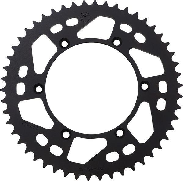 MOOSE RACING Rear Aluminum Sprocket Black -0