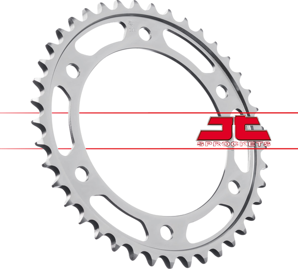 JT SPROCKETS Steel Rear Sprocket Natural -1