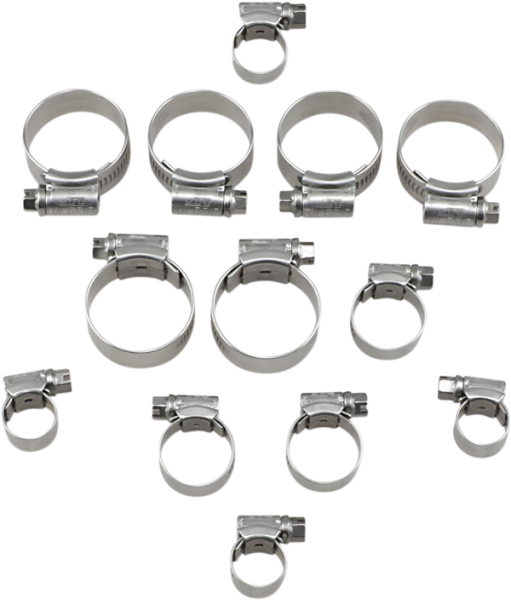 Radiator Clamp Kit Silver