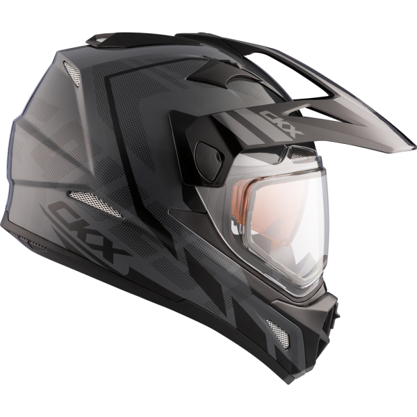 CKX Helmet QUEST RSV Moosek w electric visor Grey XS-1