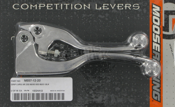 MOOSE RACING Competition Lever Black, Silver 