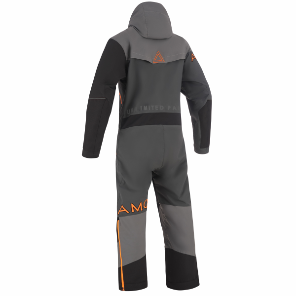 AMOQ Eclipse V2 Monosuit 20K Grey/Orange XS-2