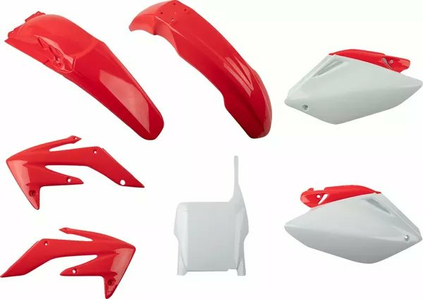 Full Body Replacement Plastic Kit Red, White-0