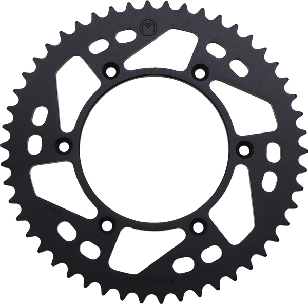 MOOSE RACING Rear Aluminum Sprocket Black 