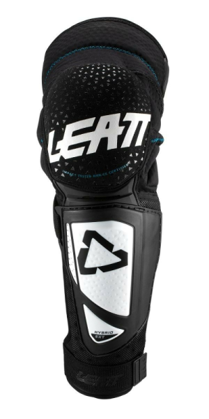 Genunchiere copii Leatt 3DF Hybrid EXT Black/White-0