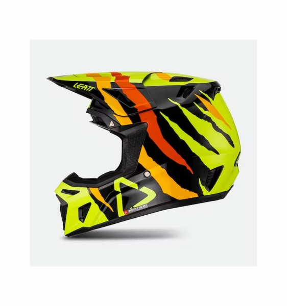 Casca Leatt 8.5 V23 Citrus Tiger Black/Fluo Yellow/Orange  (Ochelari Velocity 5.5 Cadou)-3